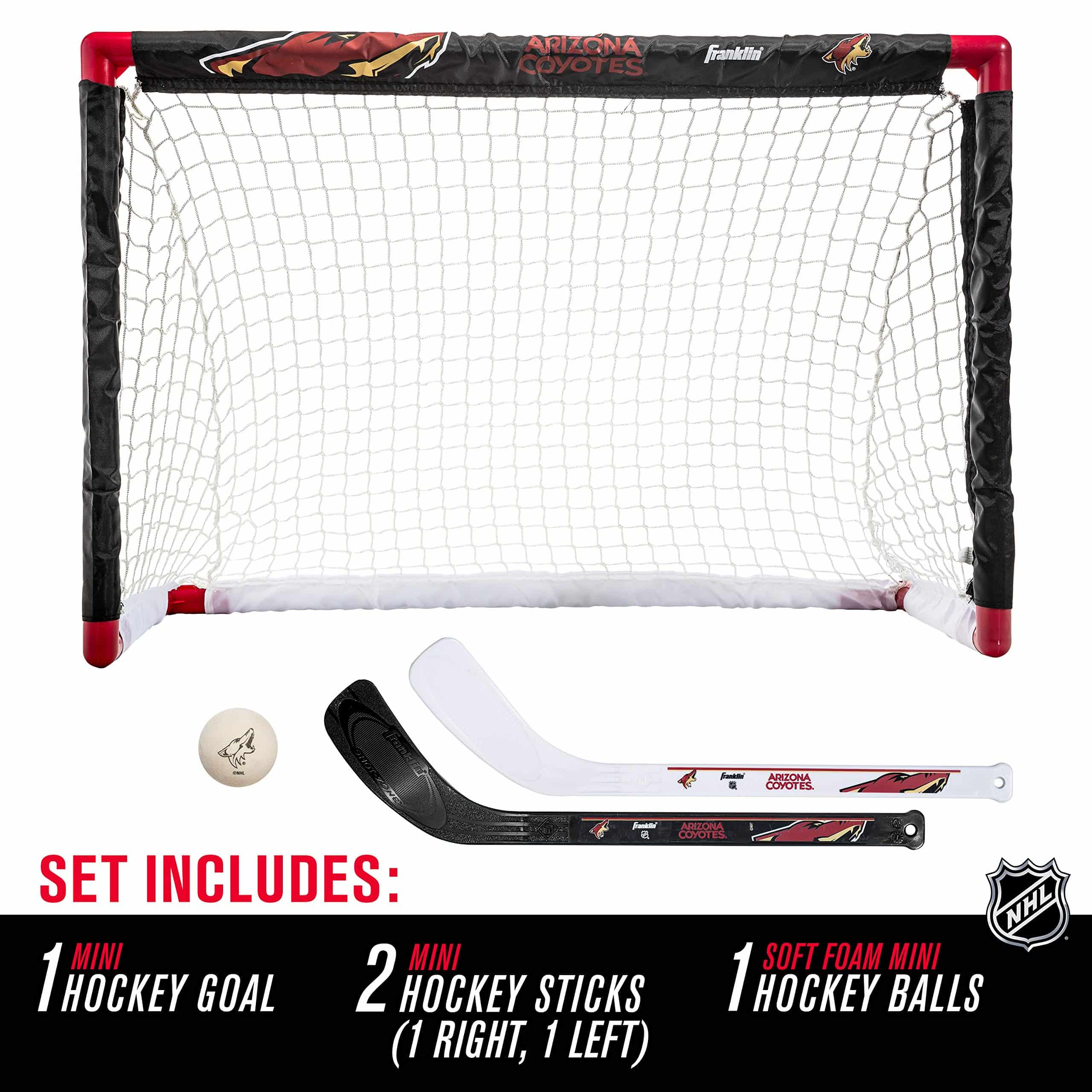 Juego de Mini Hockey Arizona Coyotes de Franklin Sports - - Imagen 3