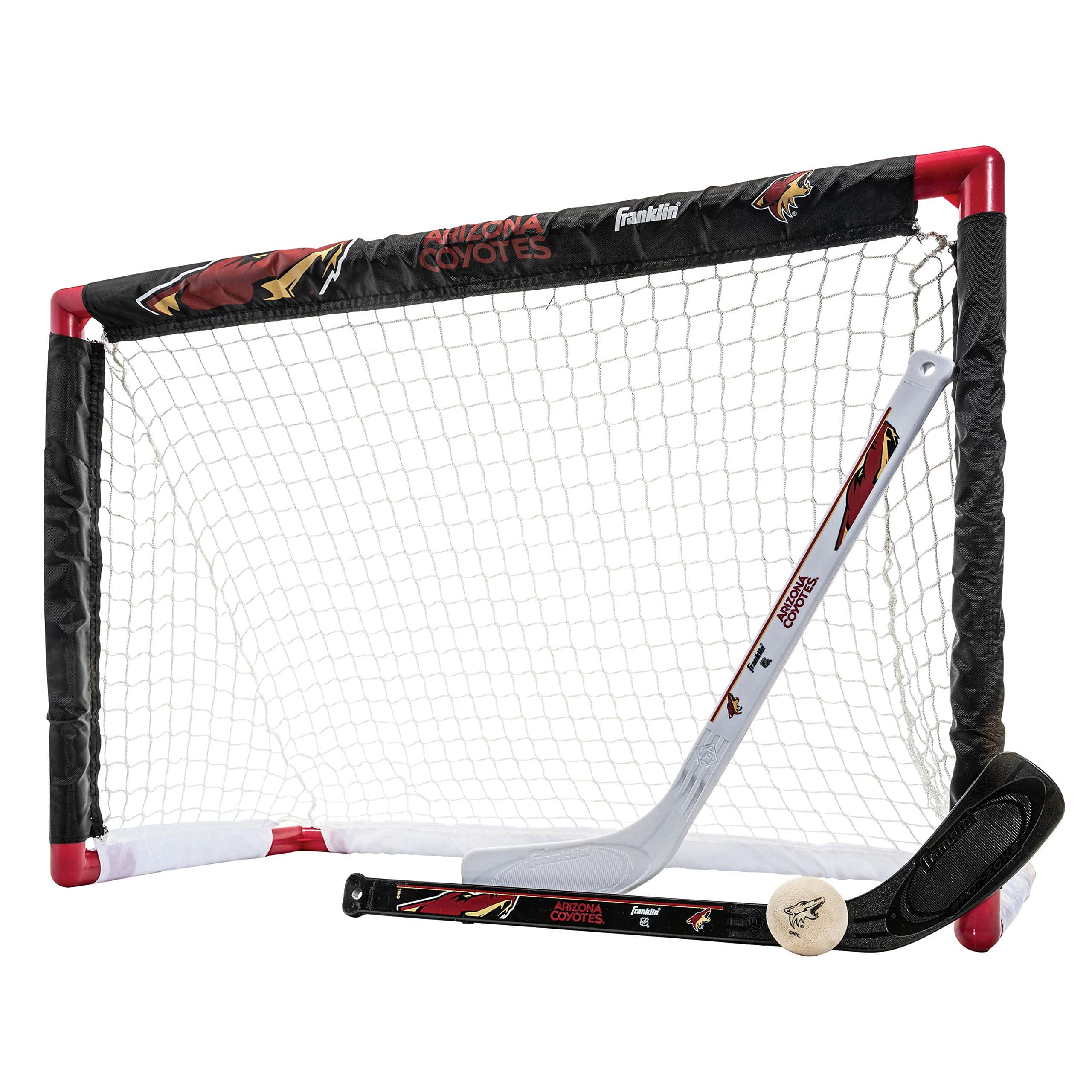 Juego de Mini Hockey Arizona Coyotes de Franklin Sports -
