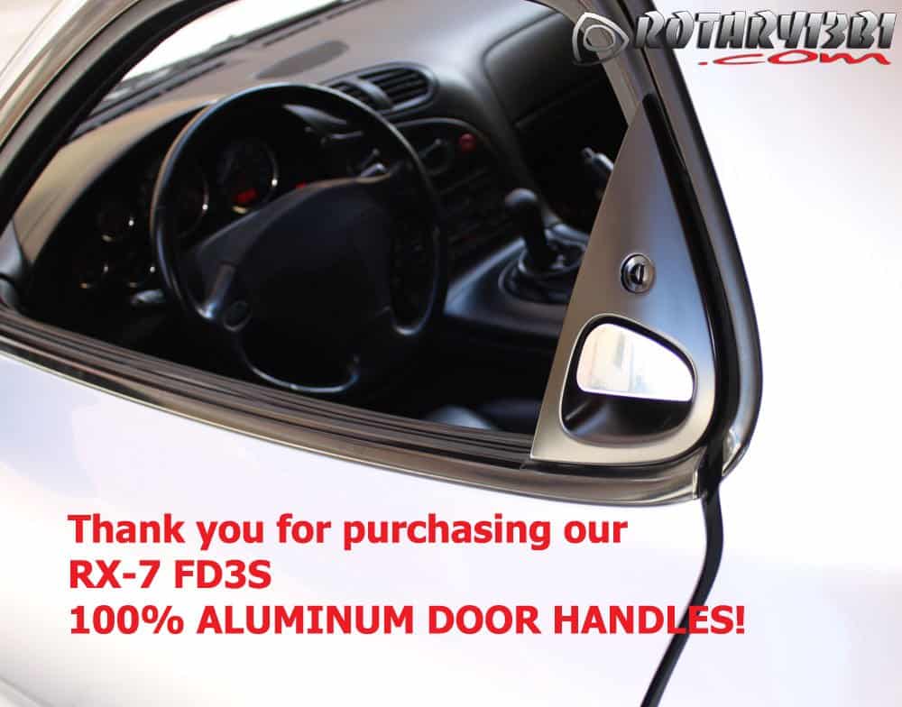 Manijas de Puerta de Aluminio Rotary13B1 1993-2002 RX-7 - Imagen 10
