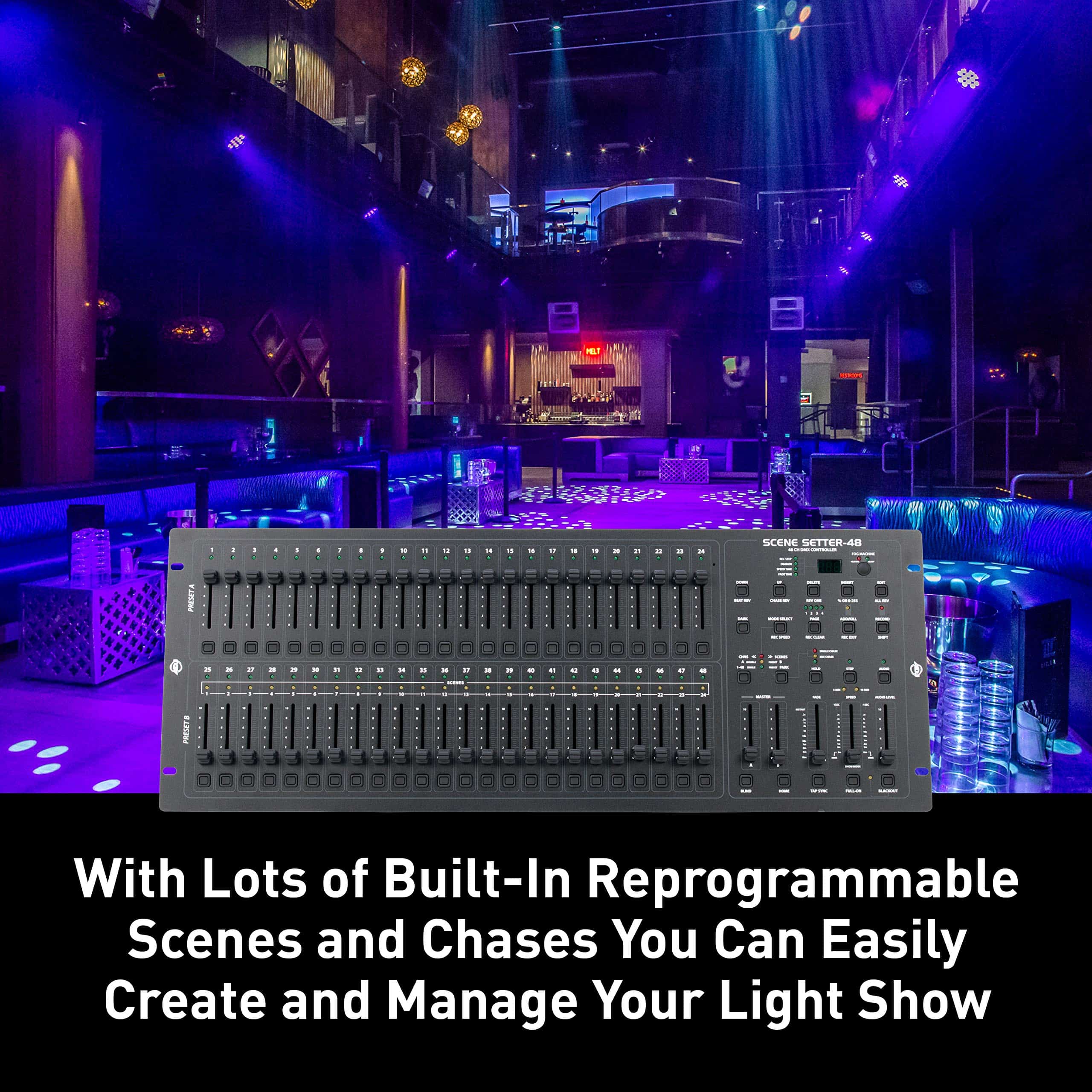 Controlador de Atenuación DMX de 48 Canales ADJ Products - Imagen 3