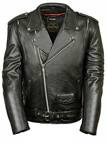 Chamarra de Motocicleta Ventilada para Hombre de Cuero King