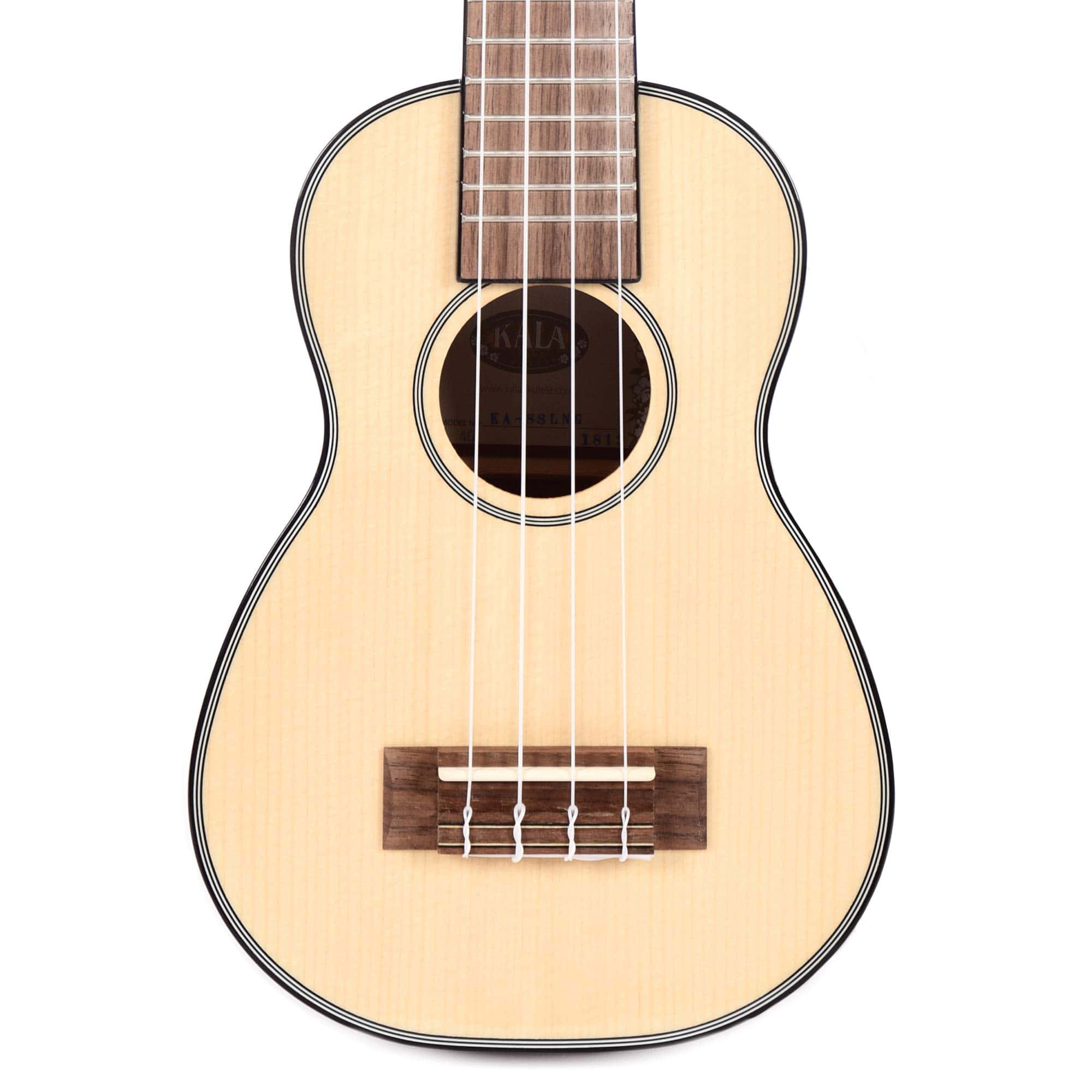 Ukelele Soprano de Cuello Largo Kala KA-SSLNG - Tapa de