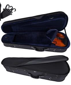 Estuche rígido triangular profesional básico para violín de