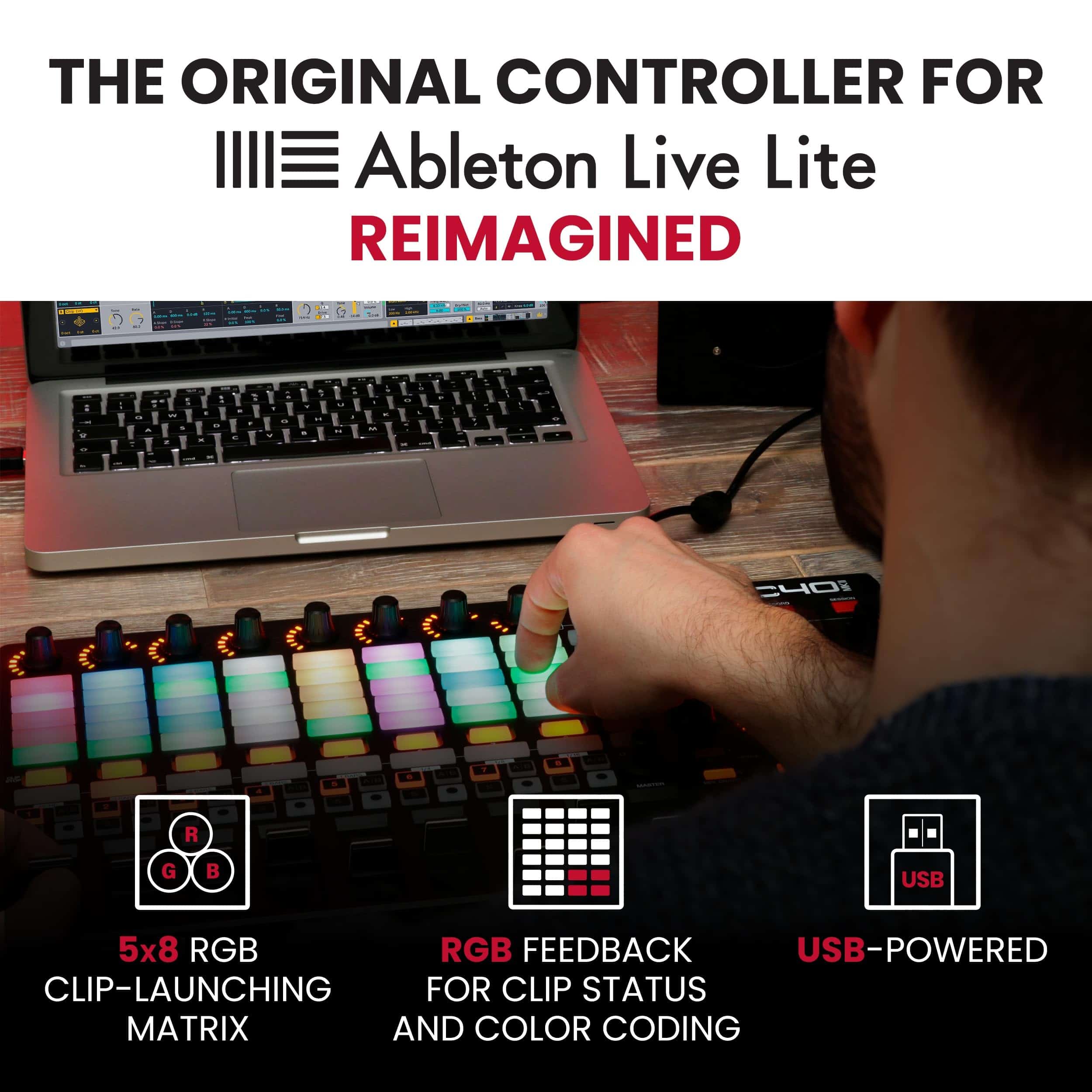 Akai Professional APC40 MKII - Controlador MIDI USB para - Imagen 4