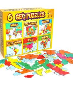 GeoToys GeoPuzzle, Set de rompecabezas en forma de países