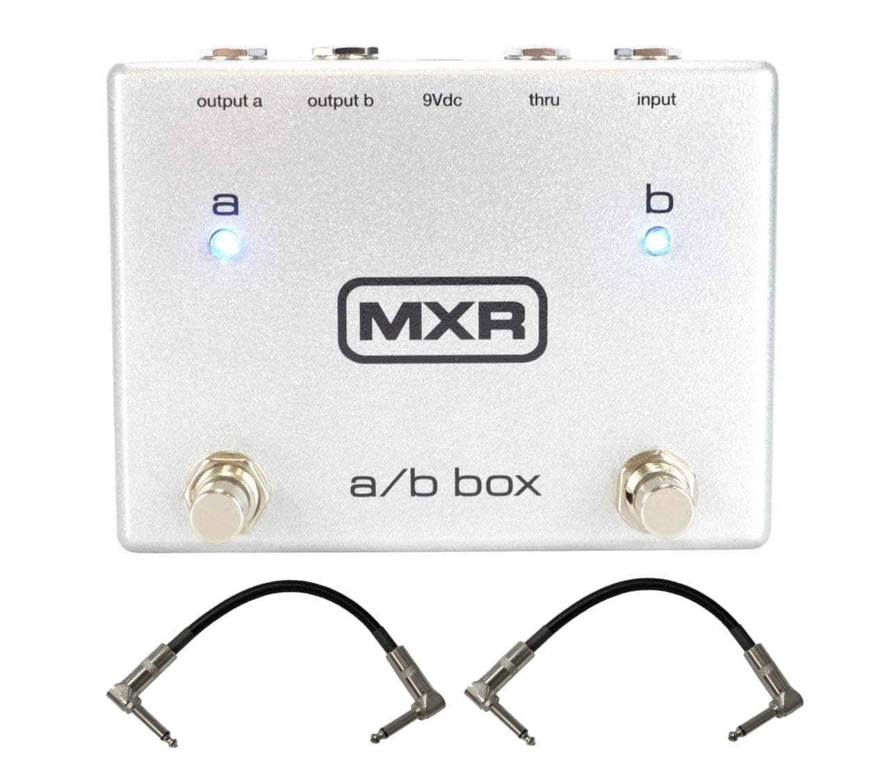 MXR M196 A/B Box Pedal para Guitarra con Cables de Conexión