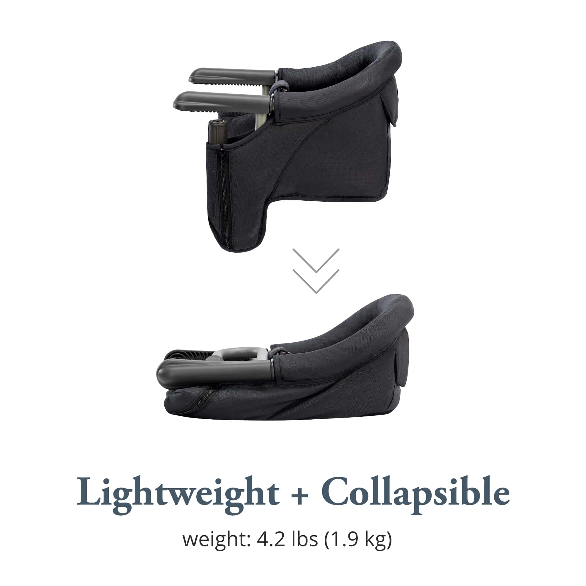 Silla de Mesa Inglesina Fast (Negro) + Bandeja de Comedor - Imagen 4
