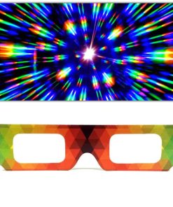 Lentes de Difracción de Cartón Papel - Geométrico Arcoiris