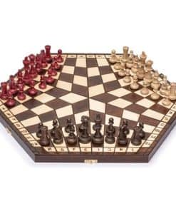 Juego de ajedrez de madera Husaria para tres jugadores - 21