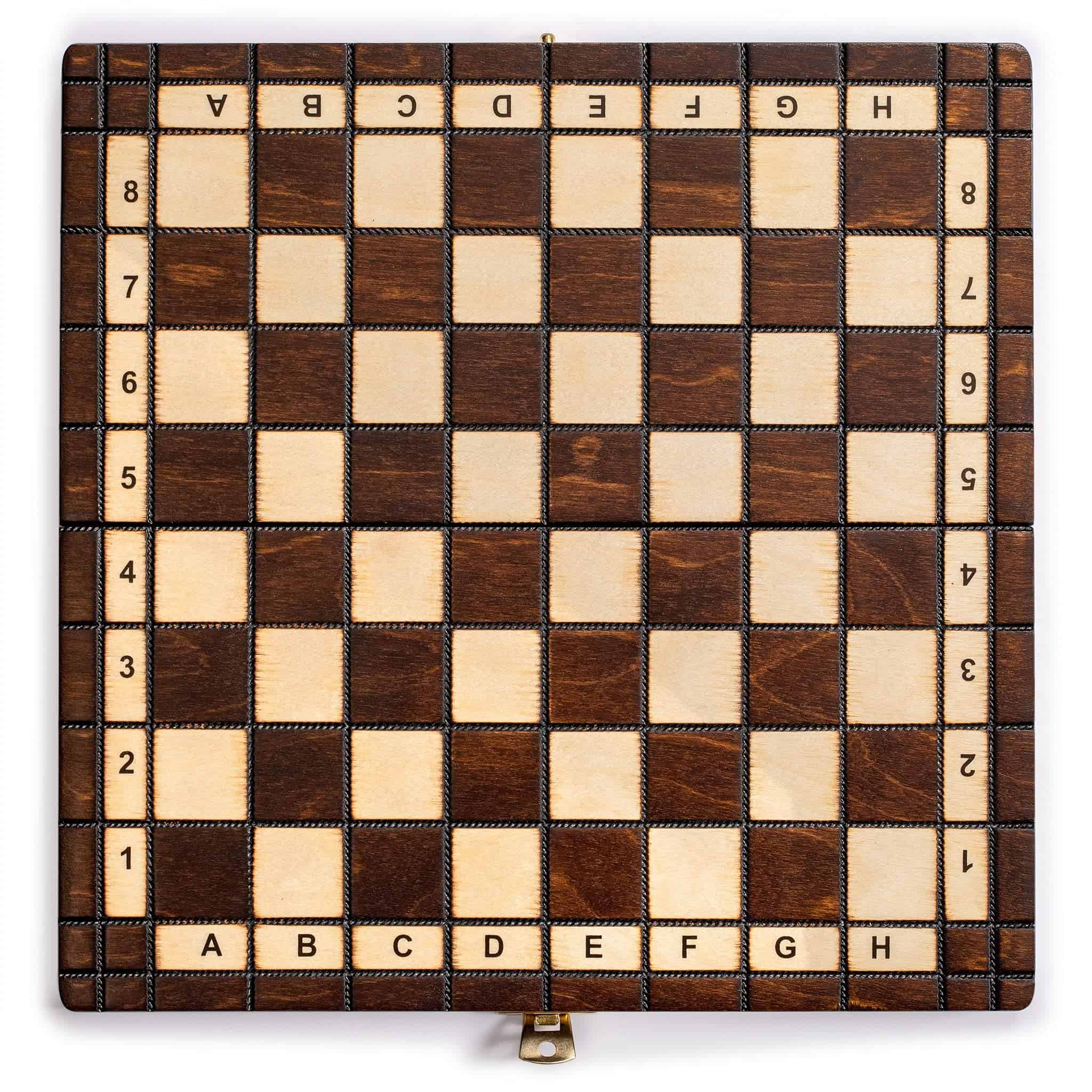 Juego de Ajedrez de Madera Husaria Europea -Marrón - Imagen 10