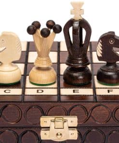 Juego de Ajedrez de Madera Husaria Europea -Marrón