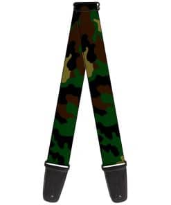 Correa de Guitarra Buckle-Down Camo Olive 2 Pulgadas de