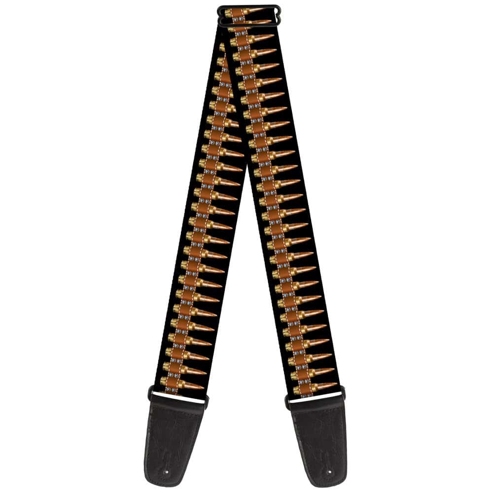 Correa de guitarra Buckle-Down Bullets, 2" de ancho -