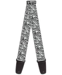 Correa para Guitarra Buckle-Down Zebra 2 Blanco 2 Pulgadas