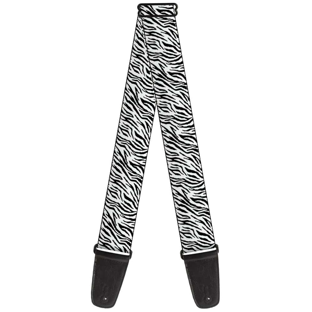 Correa para Guitarra Buckle-Down Zebra 2 Blanco 2 Pulgadas