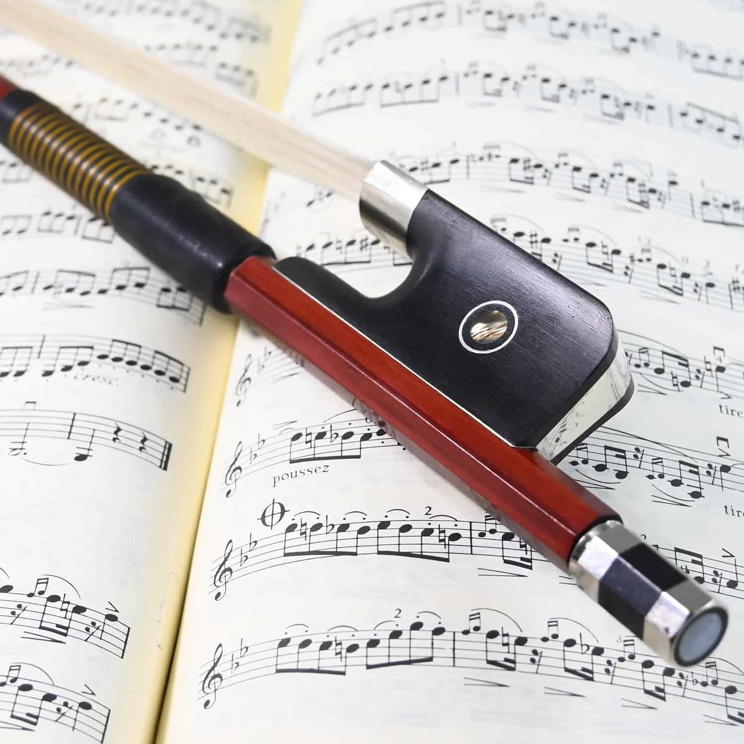 Arco de Contrabajo de Tamaño 4/4 Modelo Francés de Madera - Imagen 7