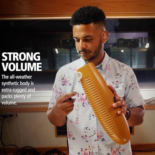 Meinl Percussion Turbo Guiro con Raspador, Tres Zonas de - Imagen 5