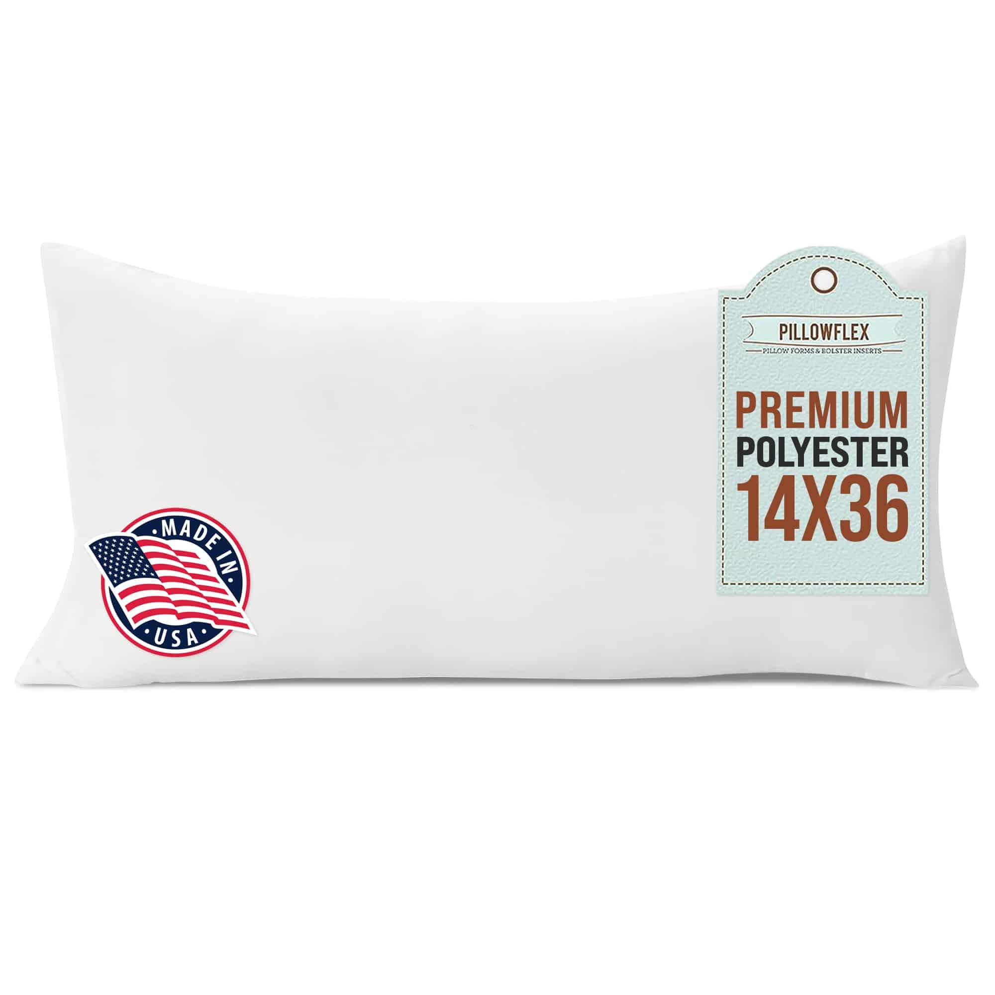 Inserto de Almohada de Poliéster de Lujo Pillowflex - 14x36