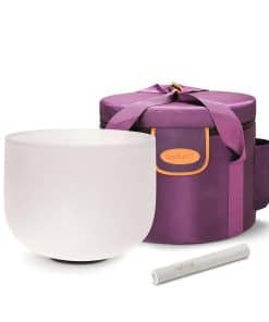 TOPFUND Cuenco de Canto de Cuarzo F Nota Chakra del Corazón