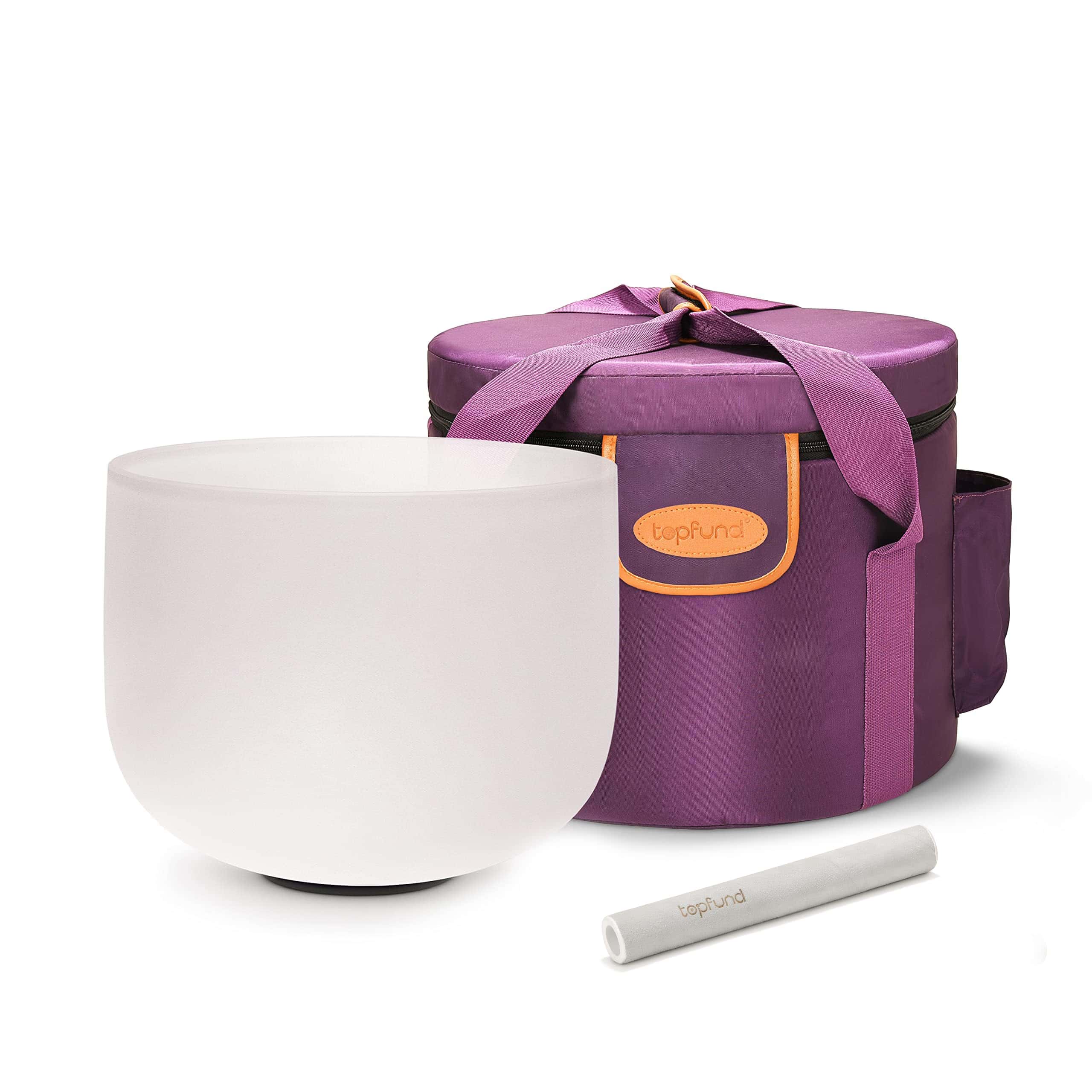 TOPFUND Cuenco de Canto de Cuarzo F Nota Chakra del Corazón