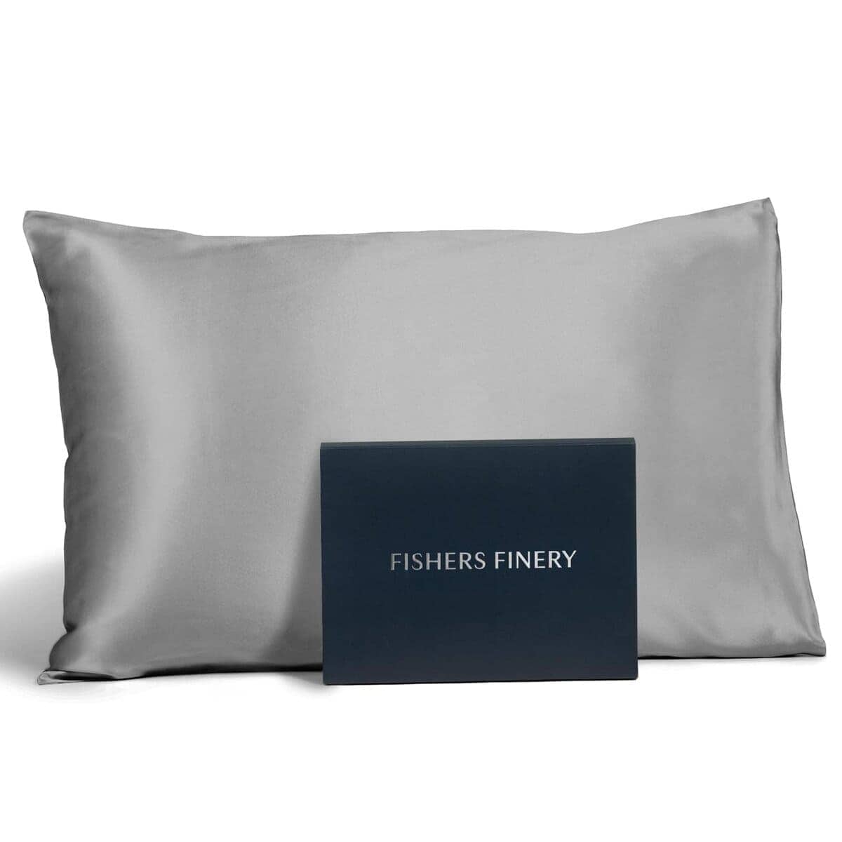 Funda de almohada de seda 100% pura de mora Fishers Finery