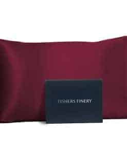 Funda de almohada de seda 100% pura de mora de mora Fishers