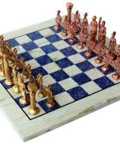 Tablero de ajedrez de mármol australiano coleccionable con