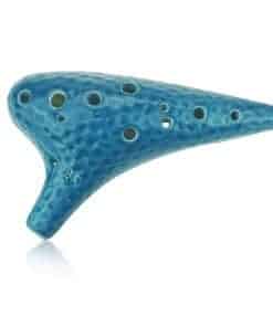 OcarinaWind "Ocean Wave" Ocarina Cerámica de 12 Agujeros
