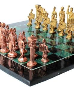 Tablero de ajedrez de mármol negro coleccionable StonKraft