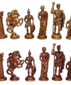 Conjunto de Piezas de Ajedrez de Latón Hecho a Mano