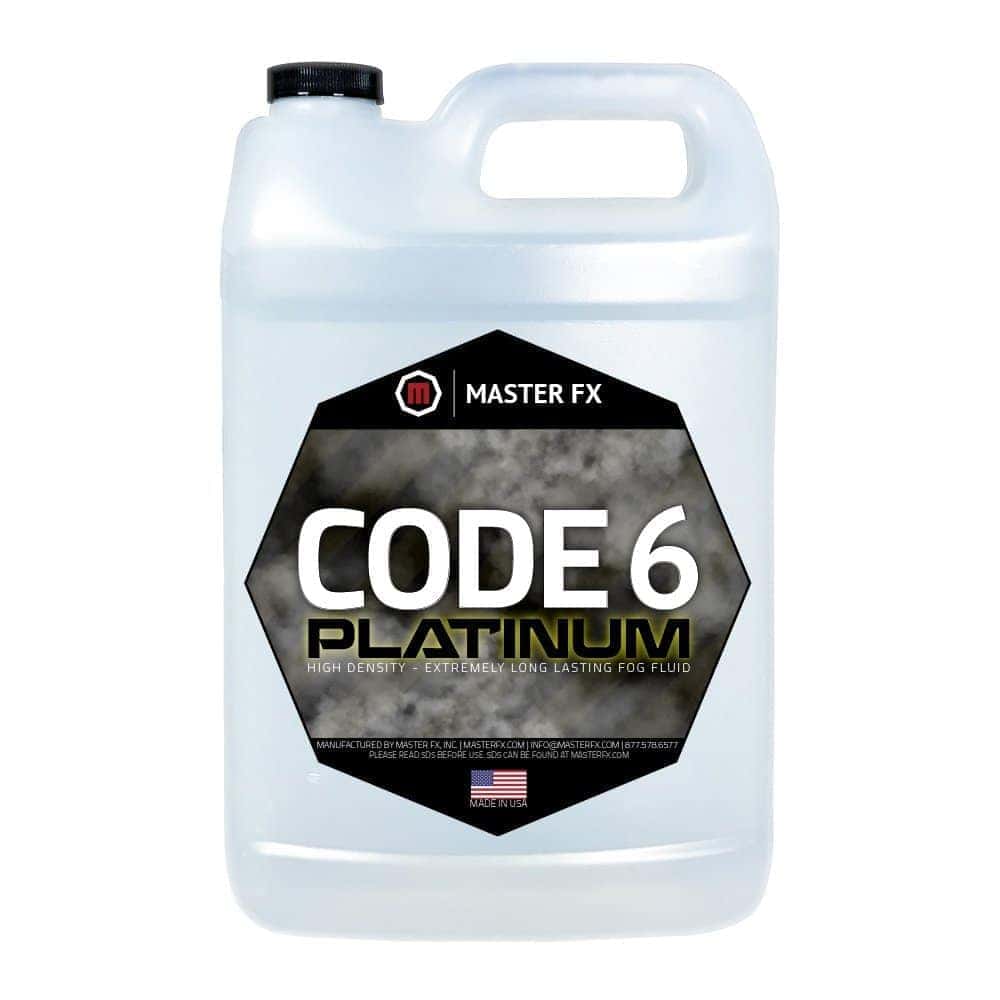 Code 6 Platinum - Líquido para máquinas de humo de alta