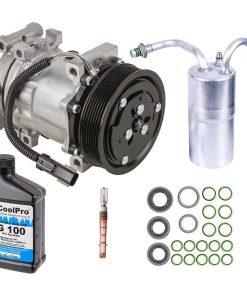 Compresor de Aire Acondicionado y Kit A/C -Negro