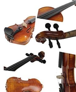 Violín D Z Strad LC101 con estuche, reposacabezas, arco y