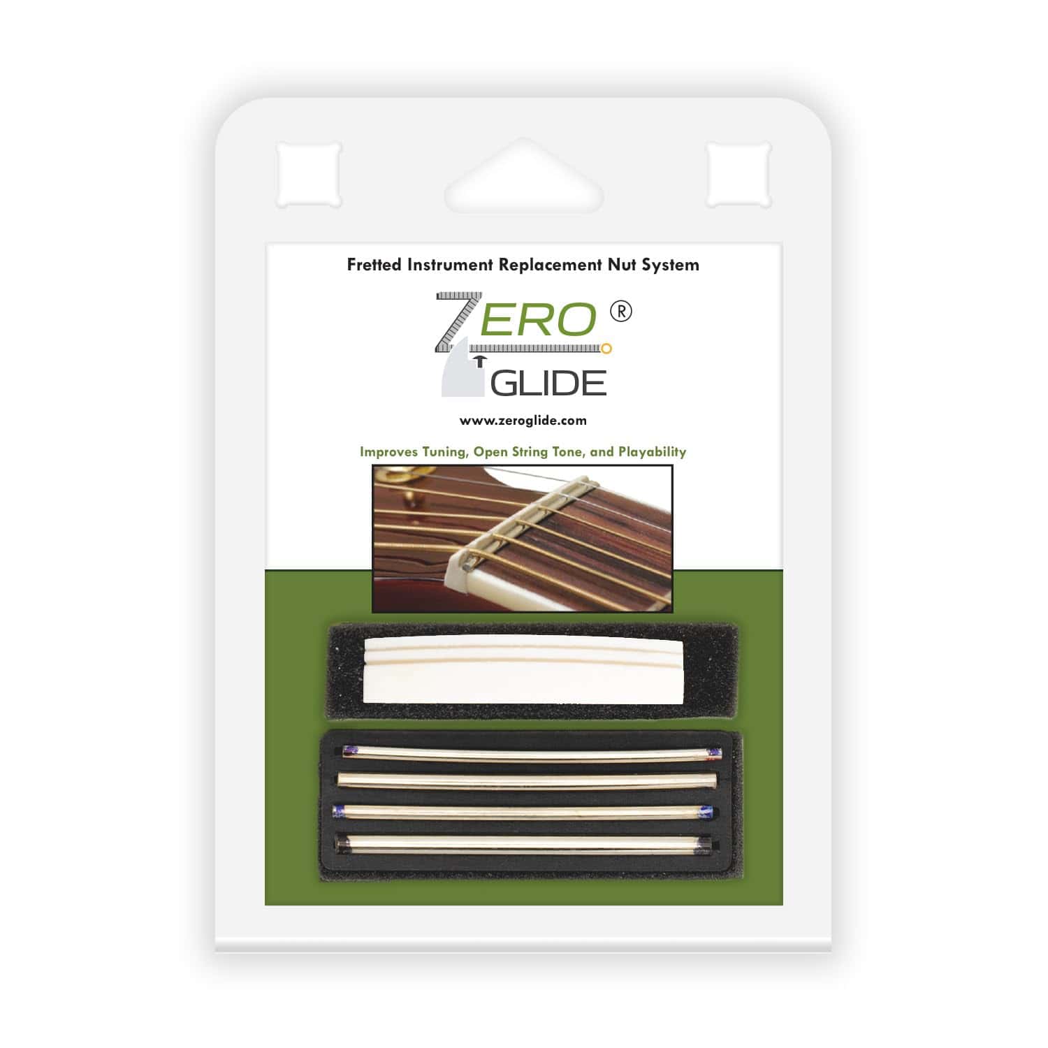 Sistema de cejuela para guitarra -Zero Glide