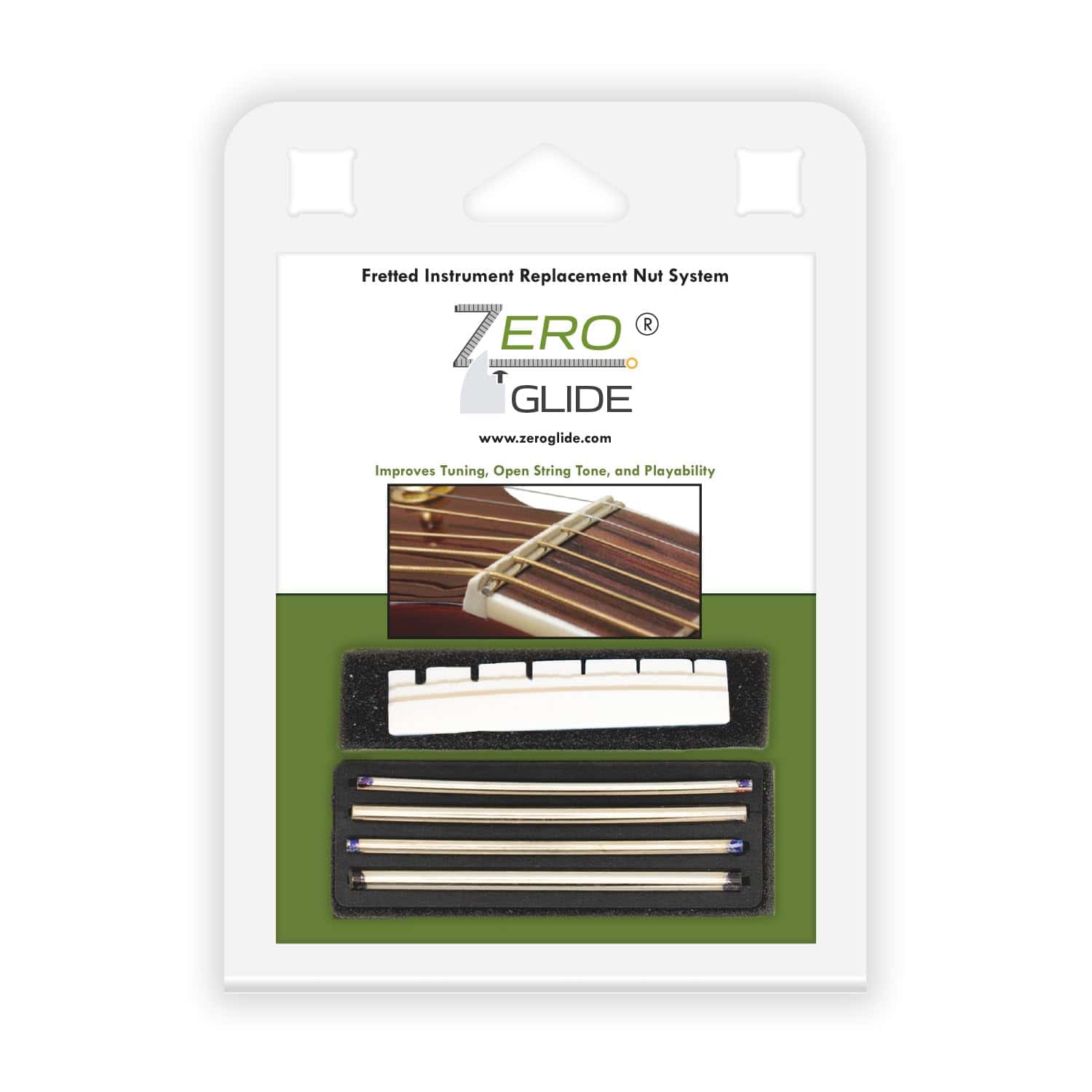 Tuerca de guitarra acústica Zero Glide ZS-15 para guitarra