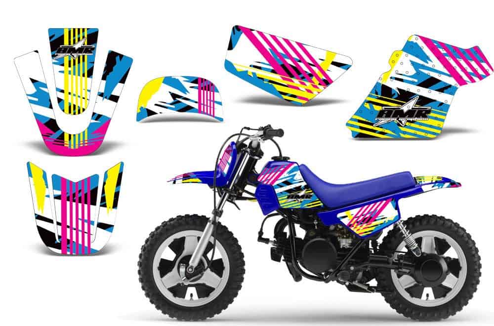 Kit de calcomanías de gráficos Flashback-AMRRACINGMX para