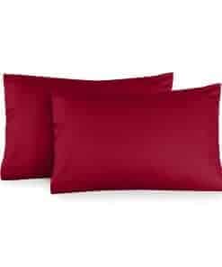 Juego de 2 Fundas de Almohada King Size 20" x 40" Sólida