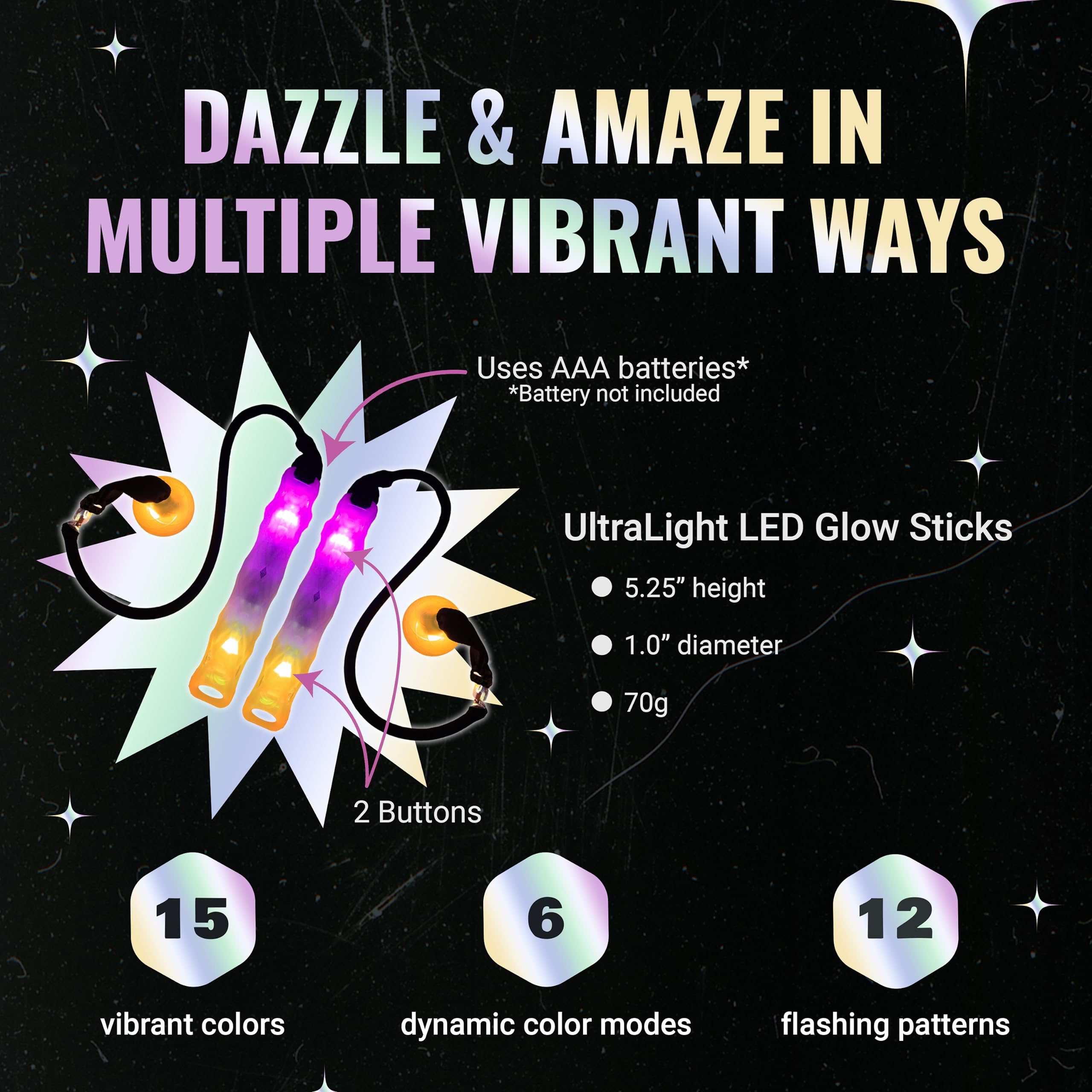 Set de HelixPoi - Poi Helix con Manijas LED UltraKnob - 70+ - Imagen 4