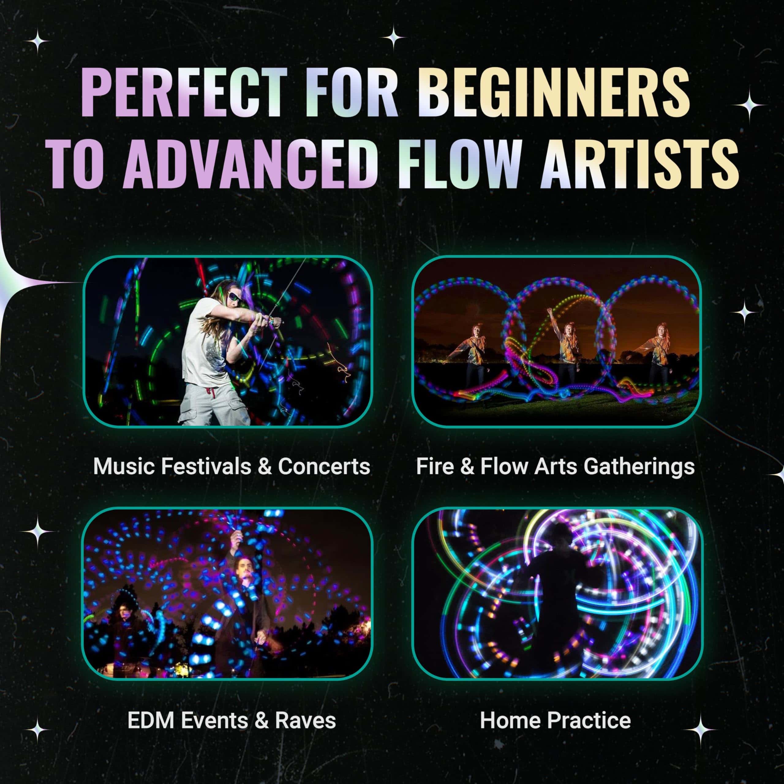 UltraPoi � Vortex Poi - Set de Poi LED - Mejor Poi Luminoso - Imagen 9