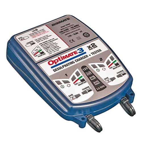 Tecmate 3-2, 12V Optimate 3 Dual Bank, TM-451, 7-Pasos
