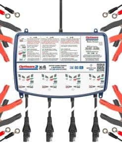 OptiMate3 0.8A x4 Bank, Cargador Inteligente de Baterías de