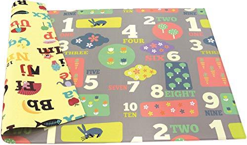 Tapete de juego para cuidado de bebés (Grande, Juguetón -