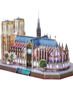CubicFun Rompecabezas 3D para Adultos LED Notre Dame de