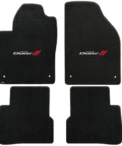 Tapetes para Piso Delanteros y Traseros Ebony con Logo Dart