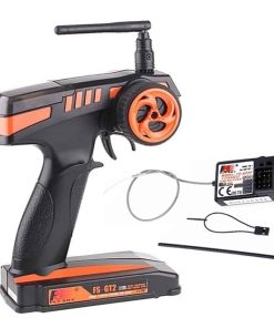Transmisor RC Flysky FS-GT2 con Receptor FS-GR3E, Radio