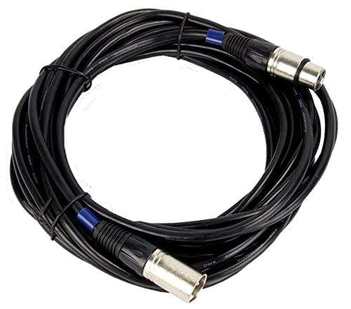 (4) Cables de Efectos de Iluminación DMX de 25 Pies Macho a - Imagen 3