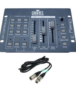 Controlador de luces LED CHAUVET DJ OBEY-3 de 3 canales