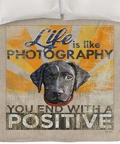 Cubierta de edredón Manual Woodworkers & Weavers, Twin, Dog