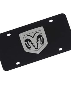 Placa de matrícula Au-TOMOTIVE Gold con logo para Dodge Ram