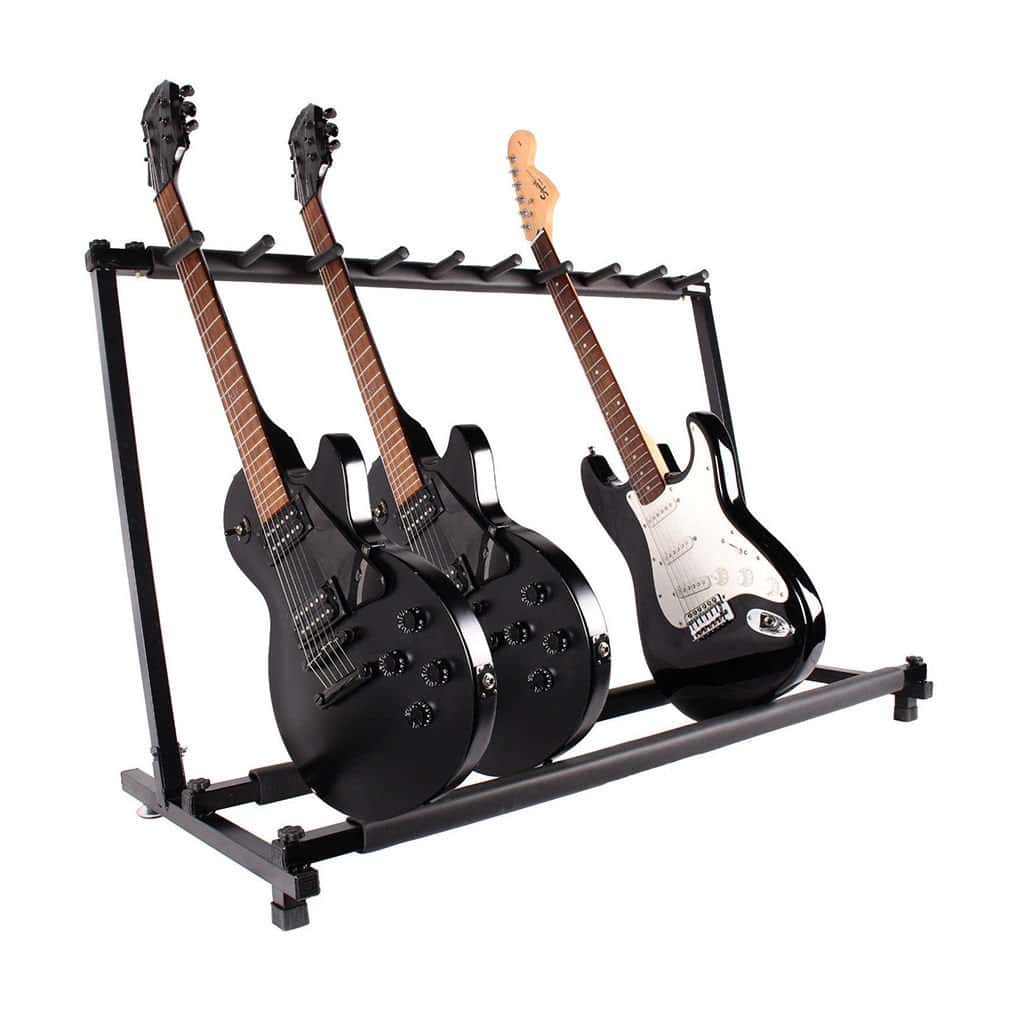 Soporte de guitarra para 9 guitarras, soporte plegable de - Imagen 3